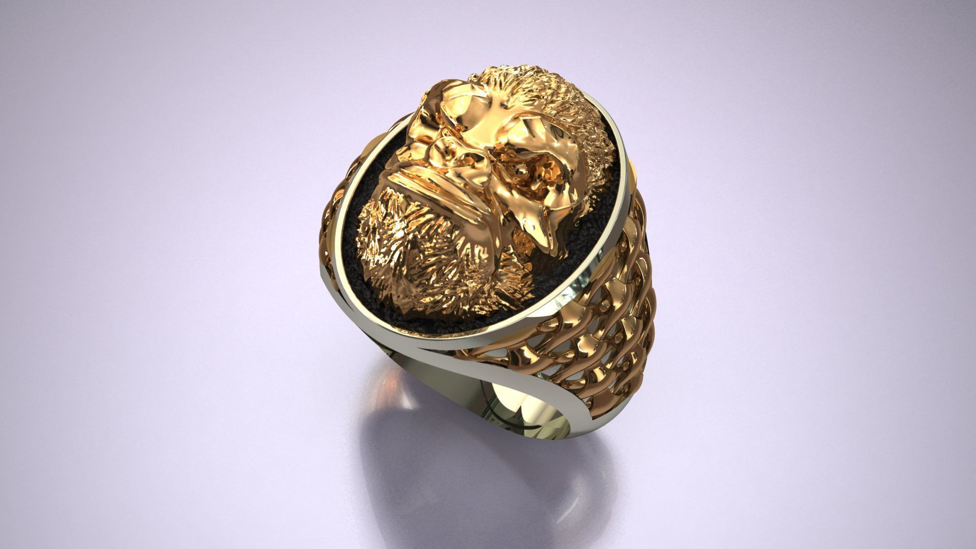 Gorilla Head 3D Print Model 3D print model_6