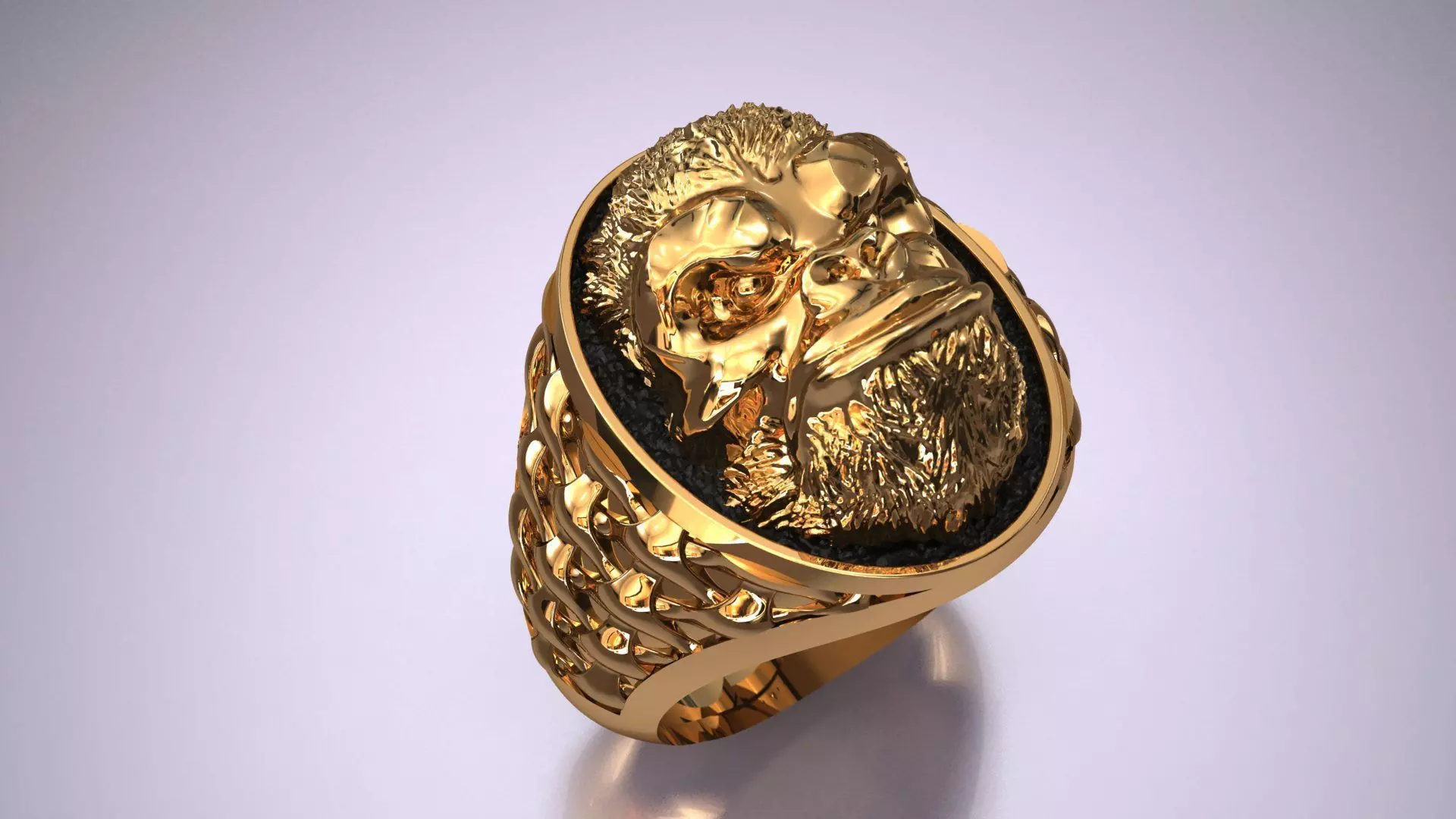 Gorilla Head 3D Print Model 3D print model_0