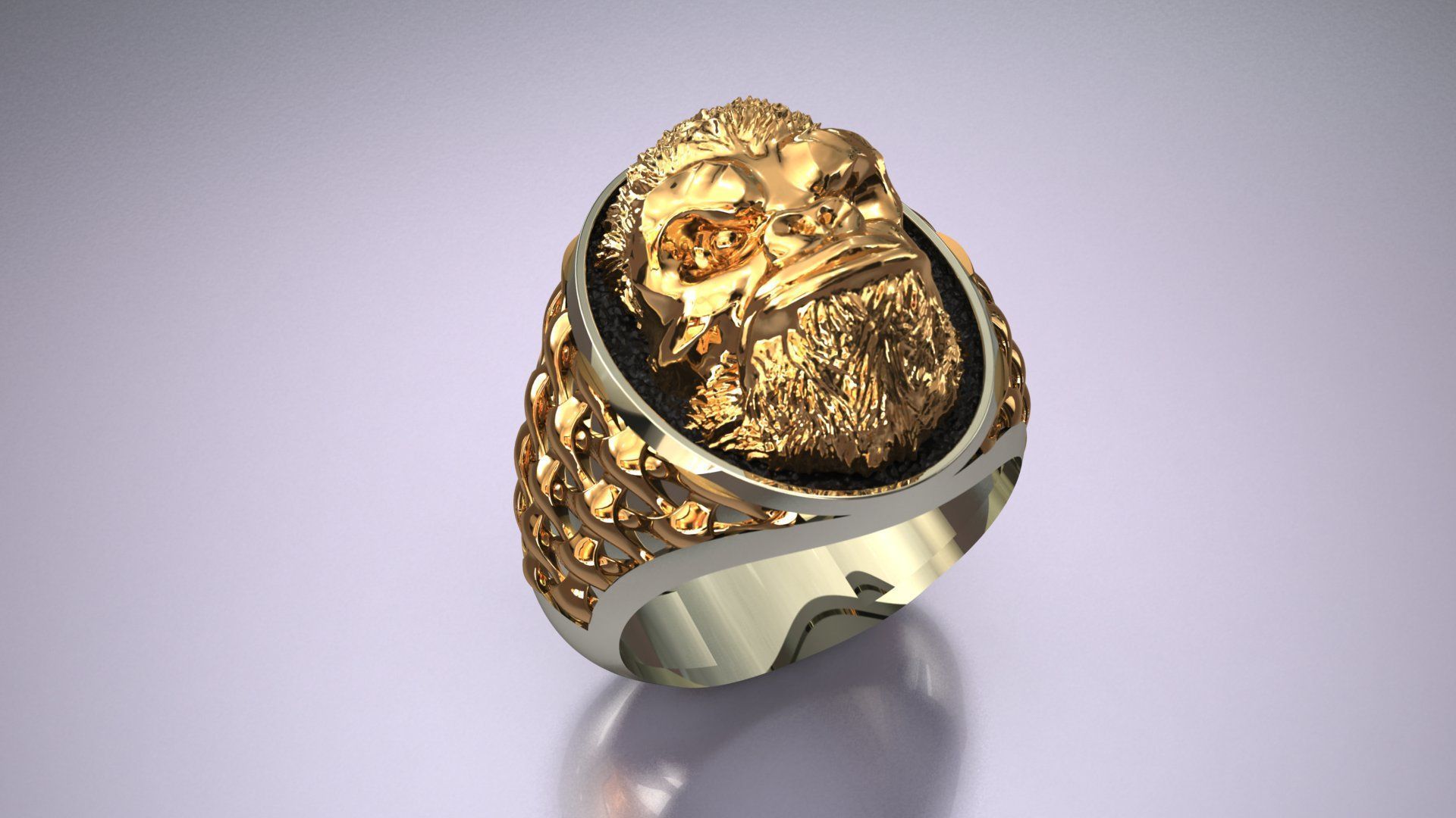 Gorilla Head 3D Print Model 3D print model_7