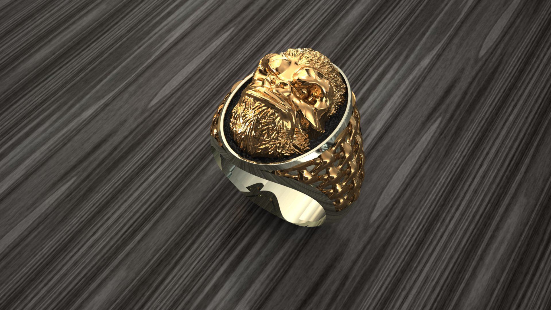 Gorilla Head 3D Print Model 3D print model_8