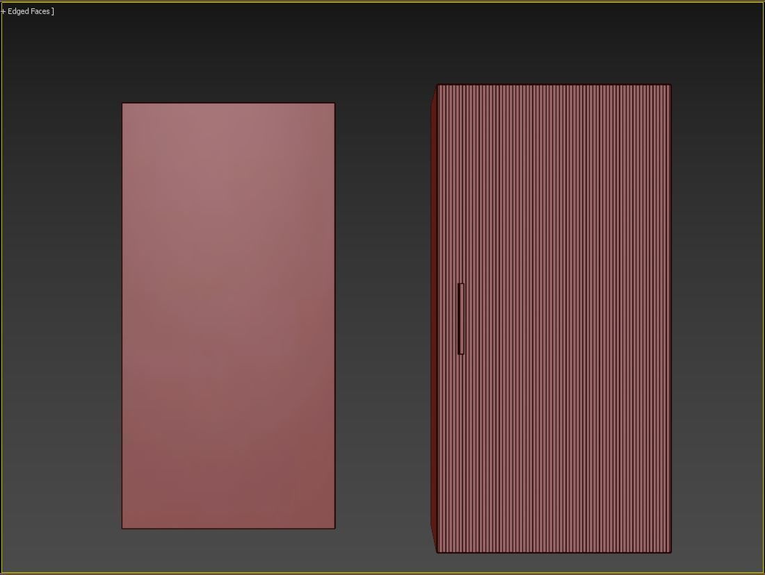 ARC Semi-inset round marble washbasin 3D model_16