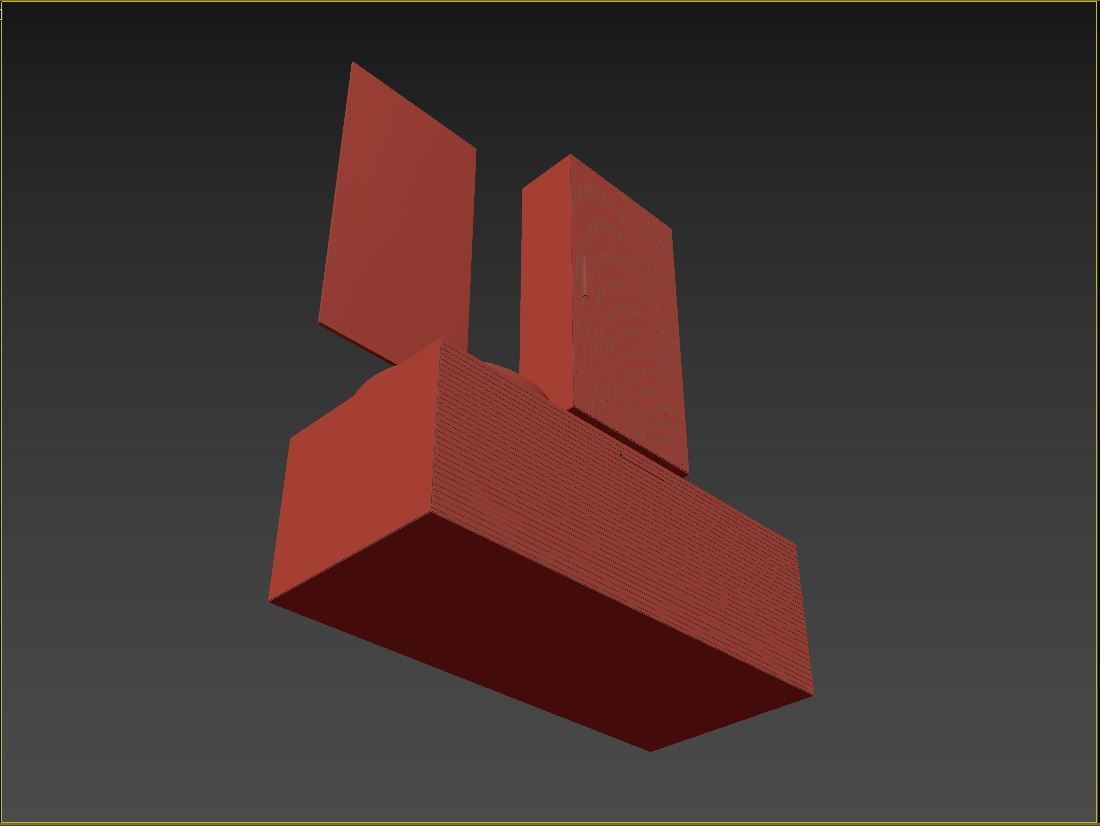 ARC Semi-inset round marble washbasin 3D model_11