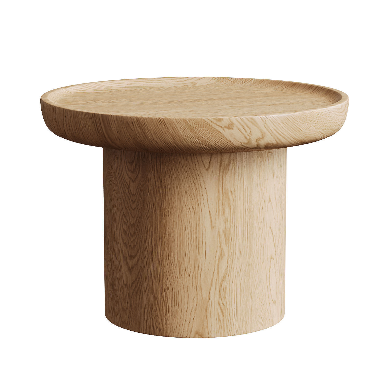 Modern Round Findley Coffee Table 3D model_4