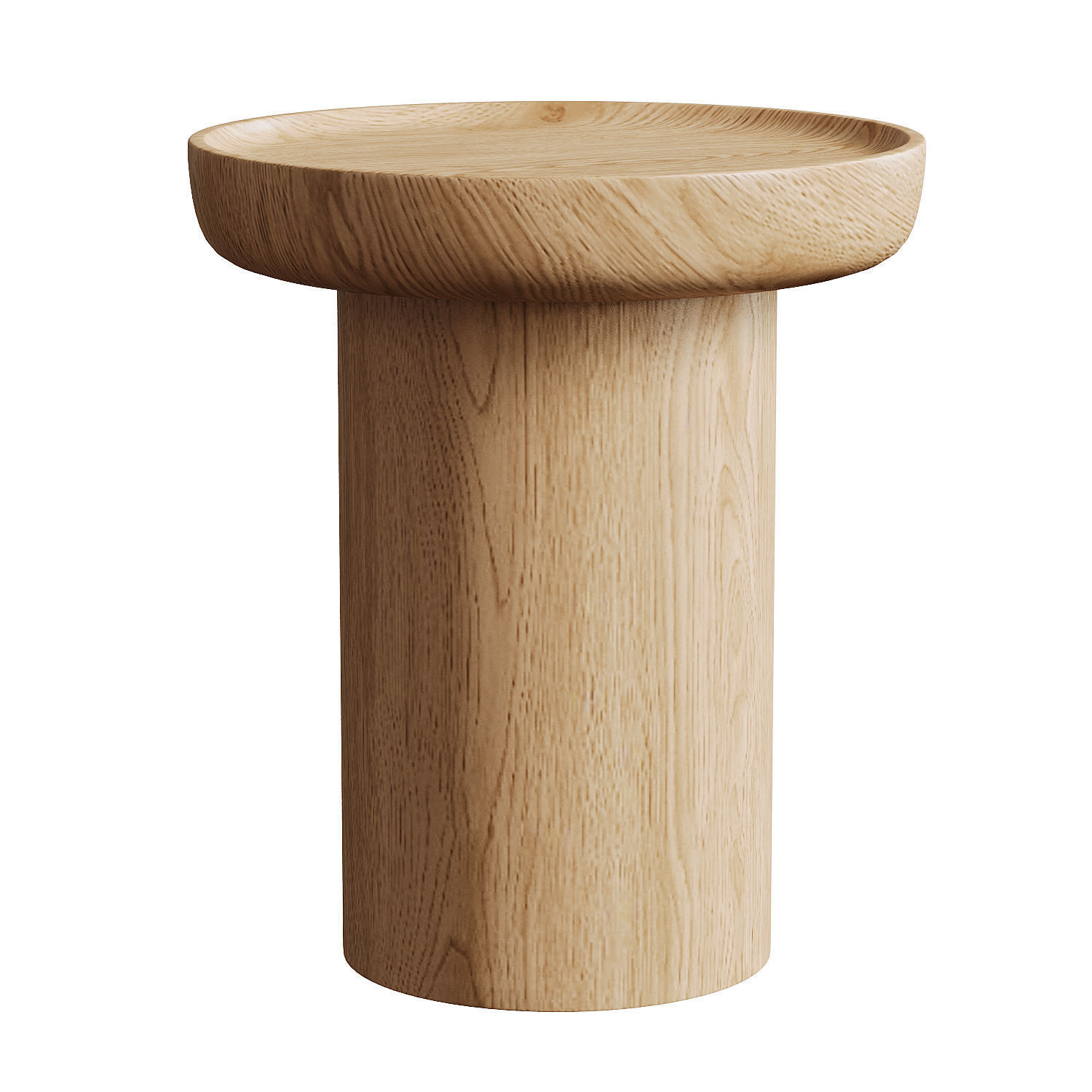 Modern Round Findley Coffee Table 3D model_5