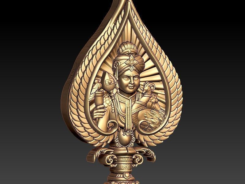 Lord Murgan Pendant  3D print model_2