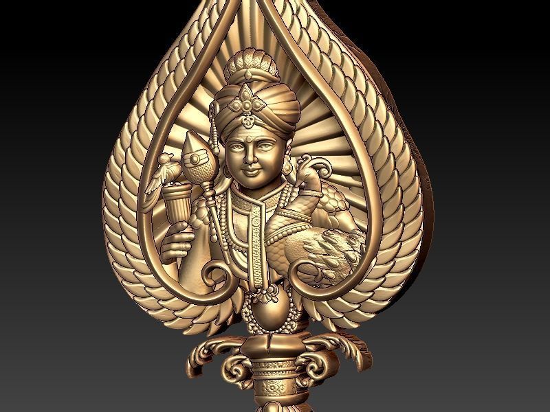 Lord Murgan Pendant  3D print model_6