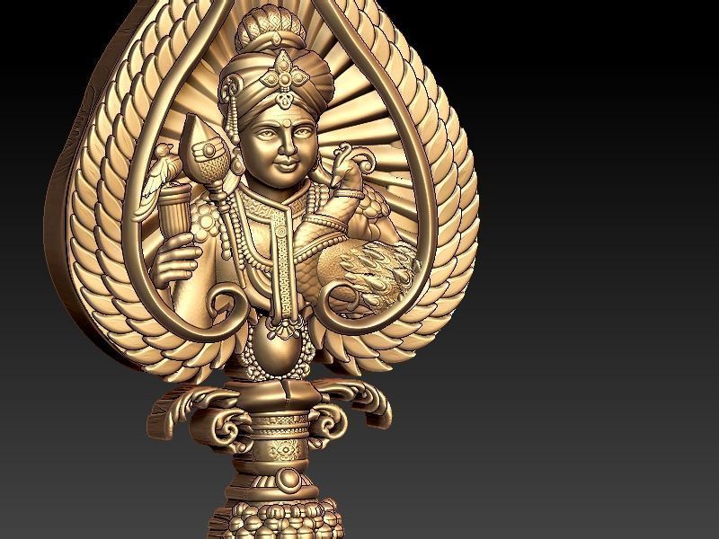 Lord Murgan Pendant  3D print model_4