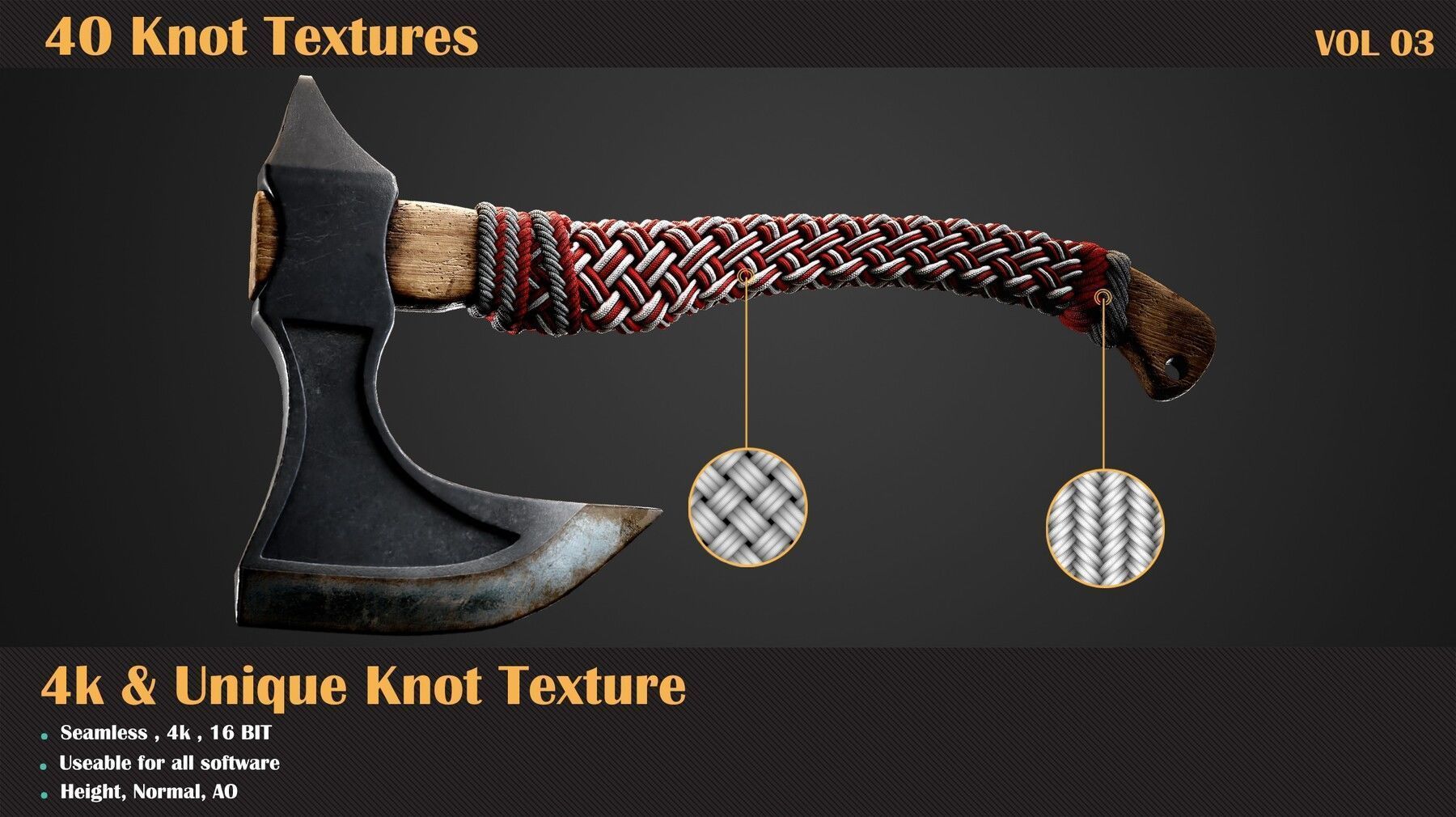 40 Tileable Knot Pattern - VOL 02 Texture_2