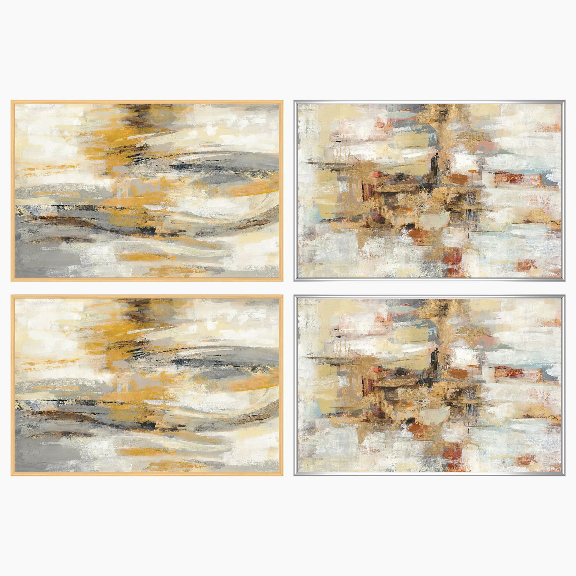 Wall Art Set 4330 3D model_2