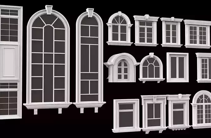 Classic Window 3d models 3D model