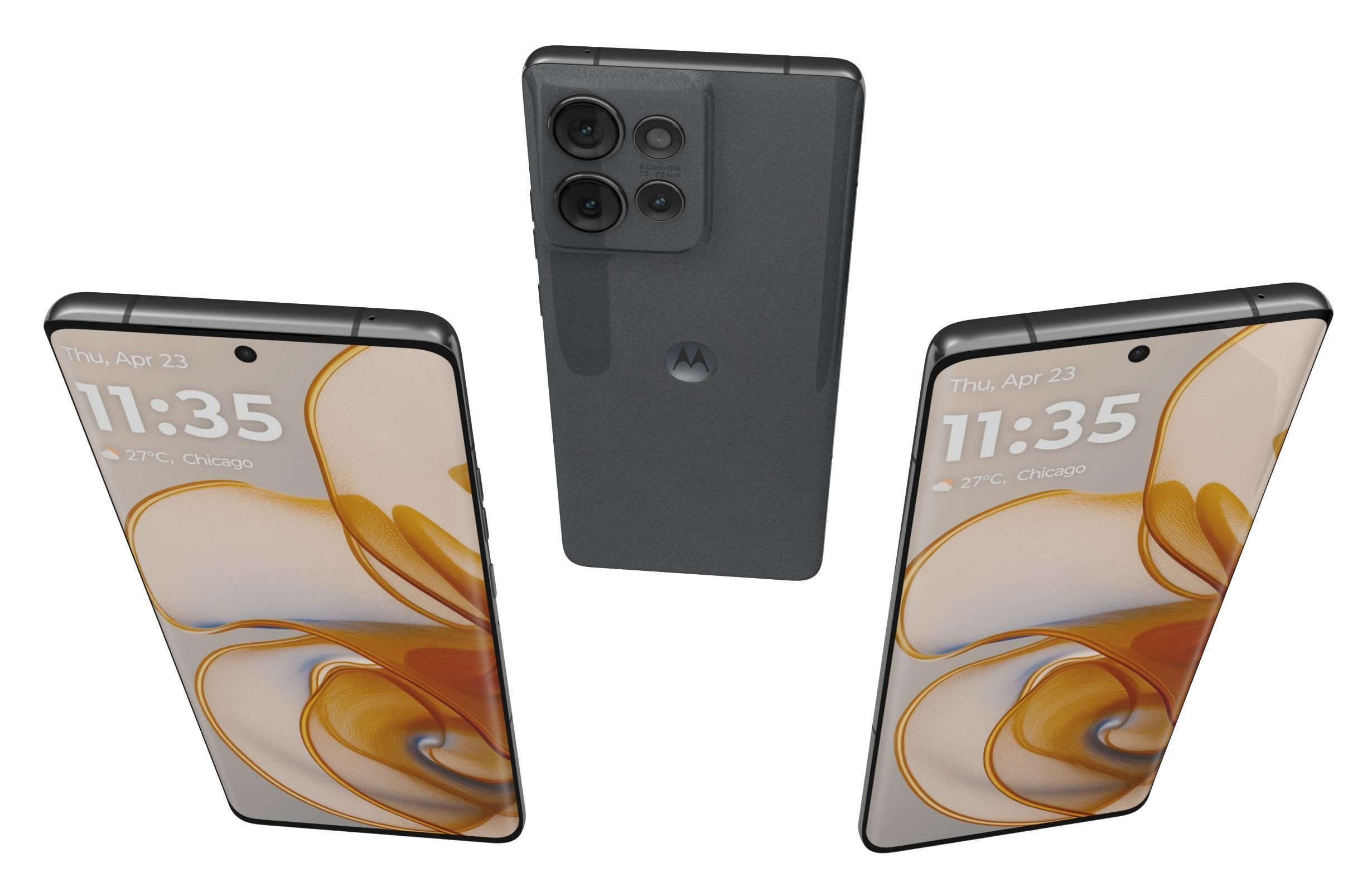 Motorola Edge 50 Koala Grey 3D model_2