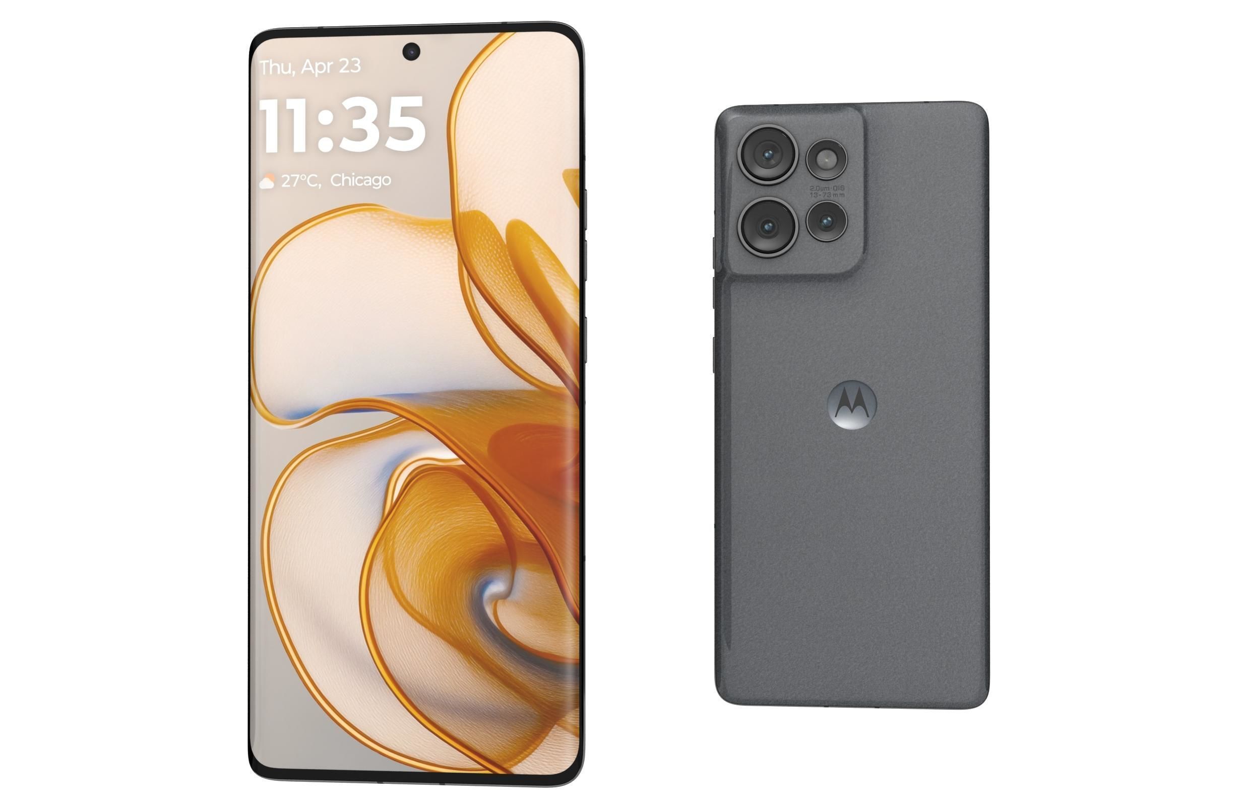 Motorola Edge 50 Koala Grey 3D model_6