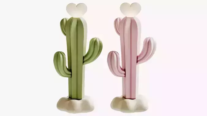 Cactus Floor Lamp 3D model