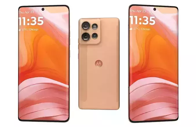 Motorola Edge 50 Peach Fuzz