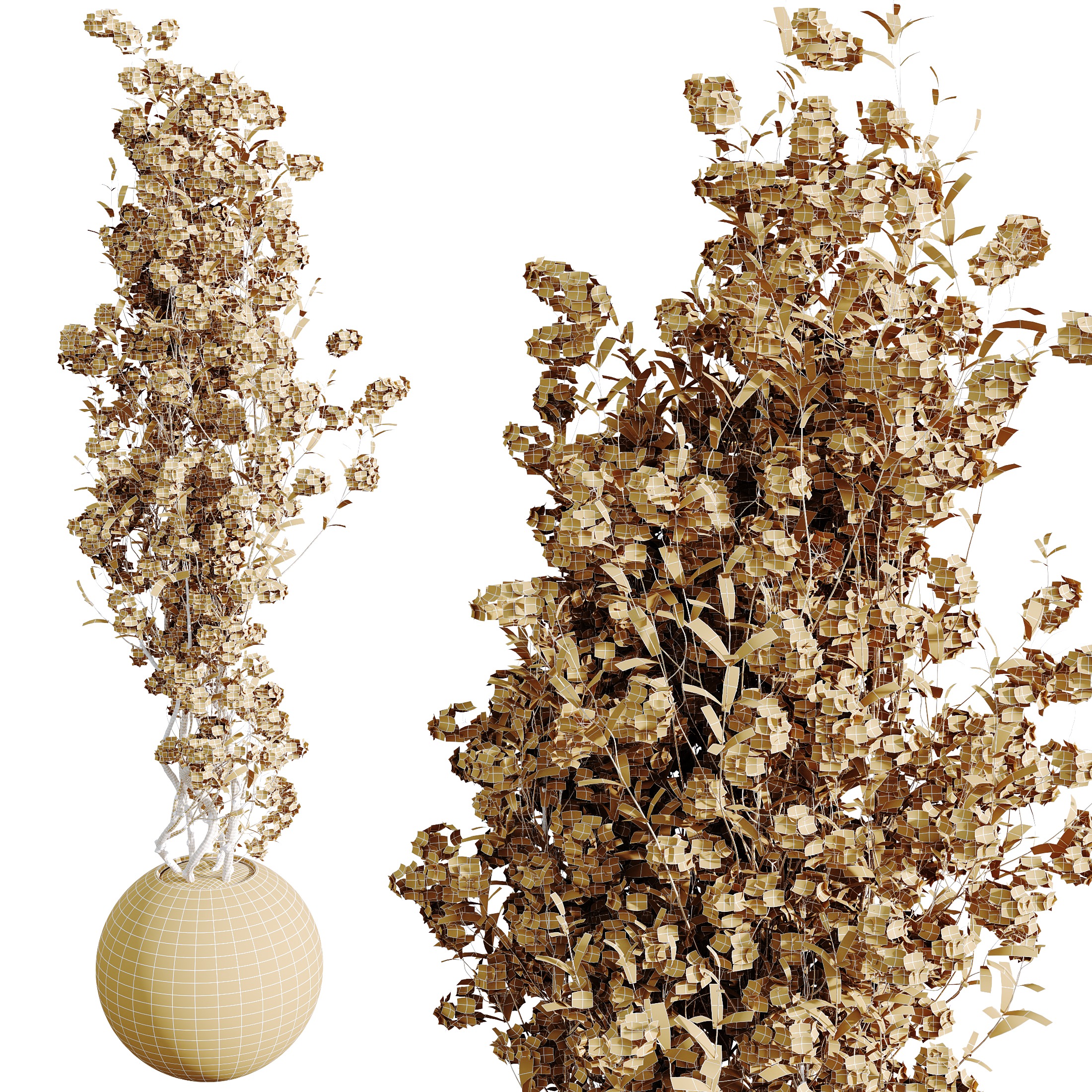 HQ HousePlants Tropez Planter Cherry Blossom Decorative Tree04 3D model_3