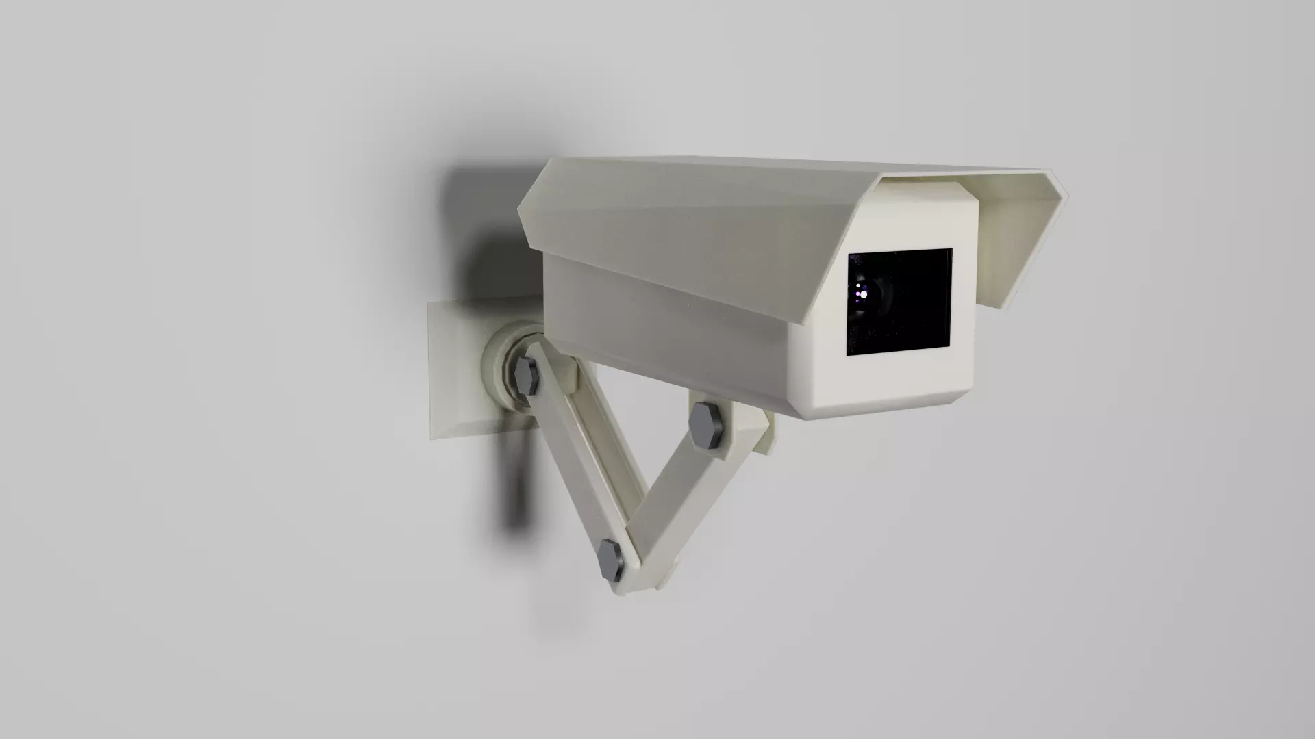 Surveillance camera 3D model_0