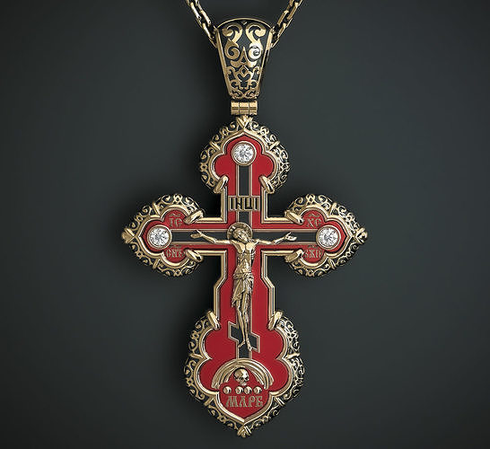 ORTHODOX CROSS 4 Printable Model 3D print model
