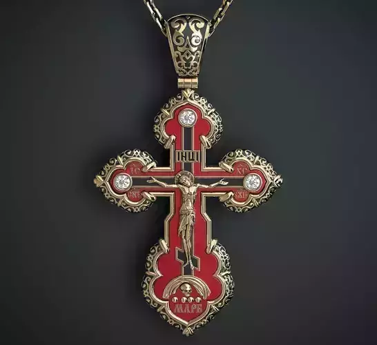 ORTHODOX CROSS 4 Printable Model