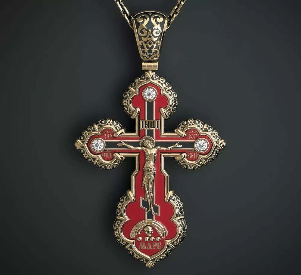 ORTHODOX CROSS 4 Printable Model 3D print model_0