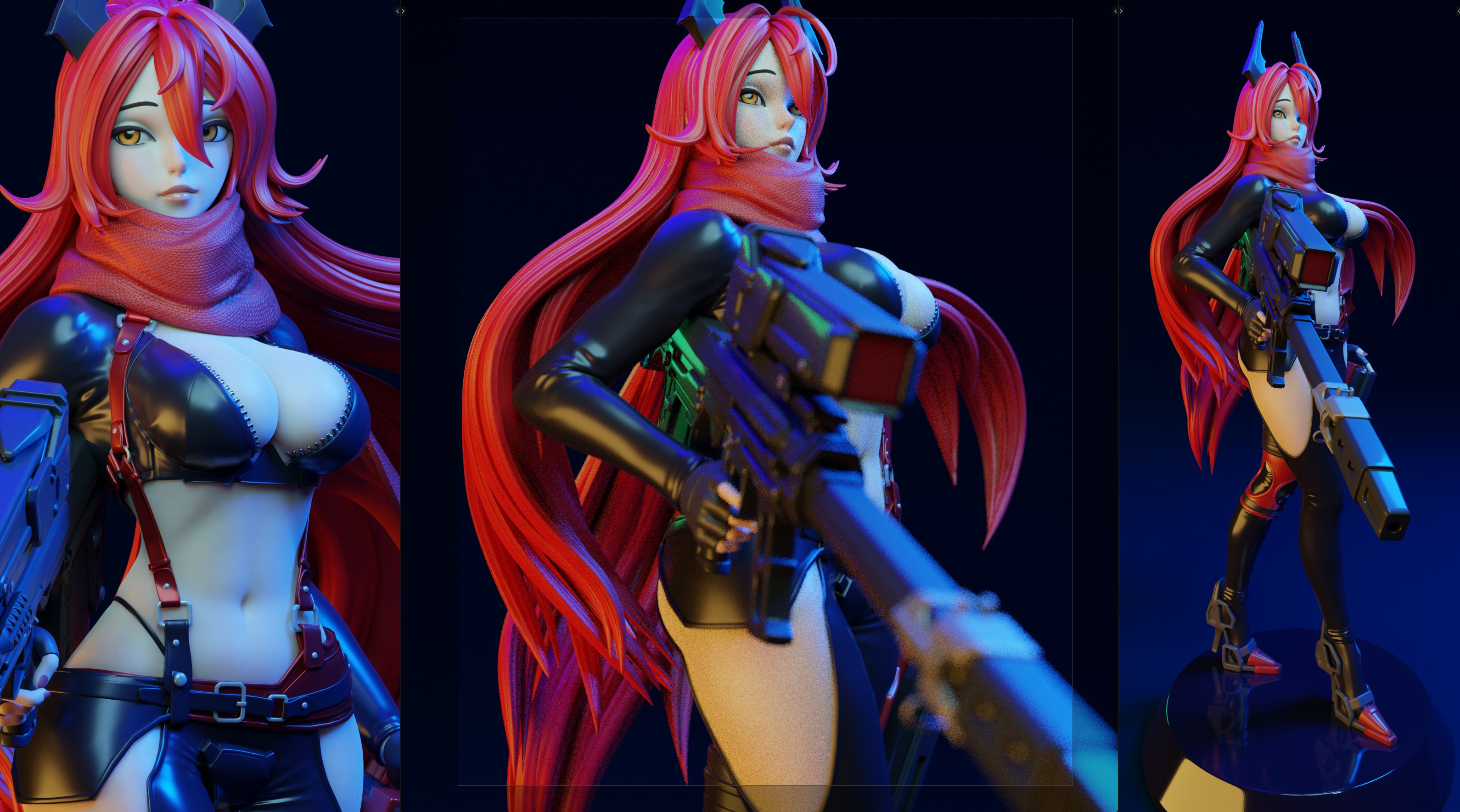 Nikke Red Hood CHARACTER BY ESM 3D print model_31