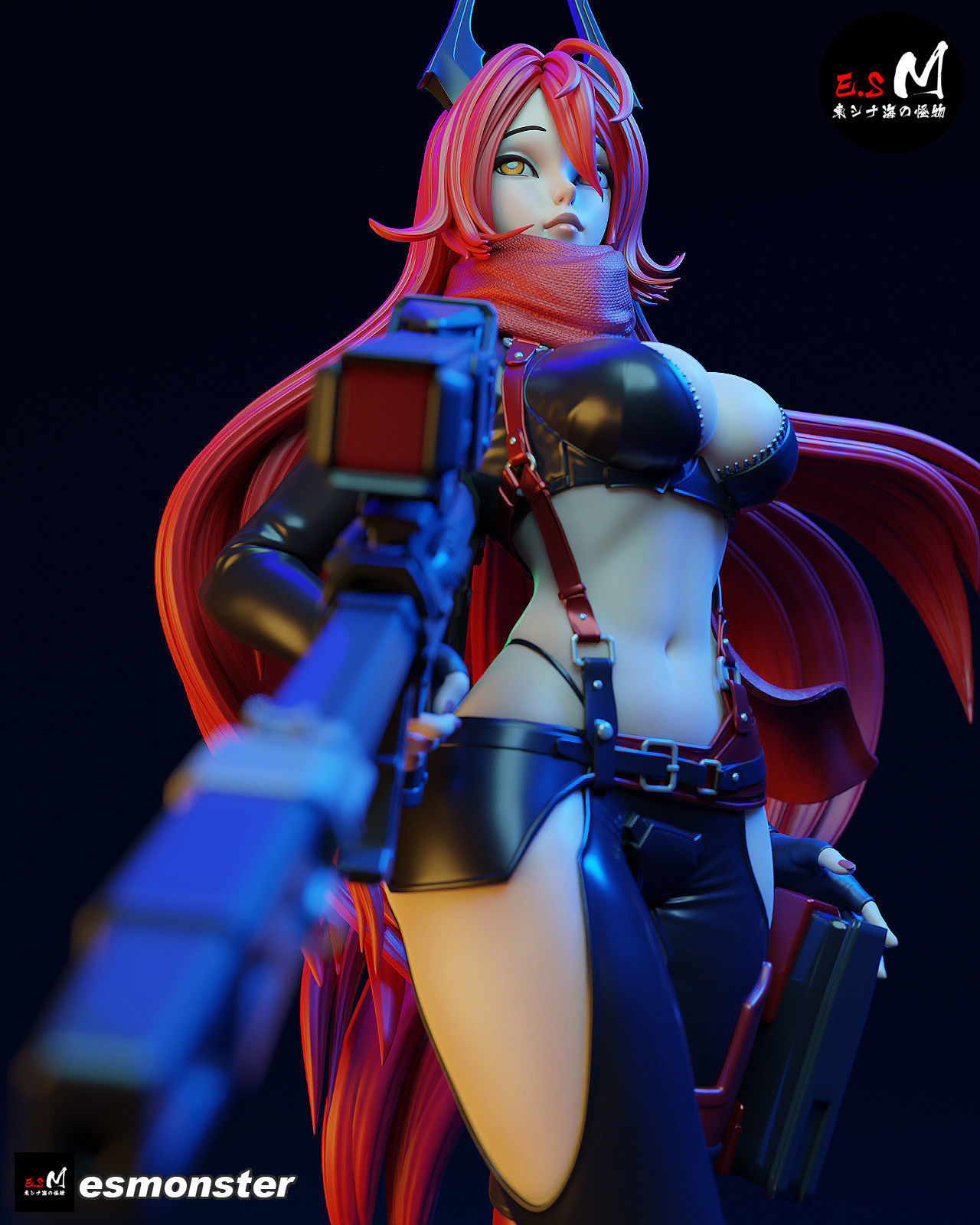 Nikke Red Hood CHARACTER BY ESM 3D print model_24