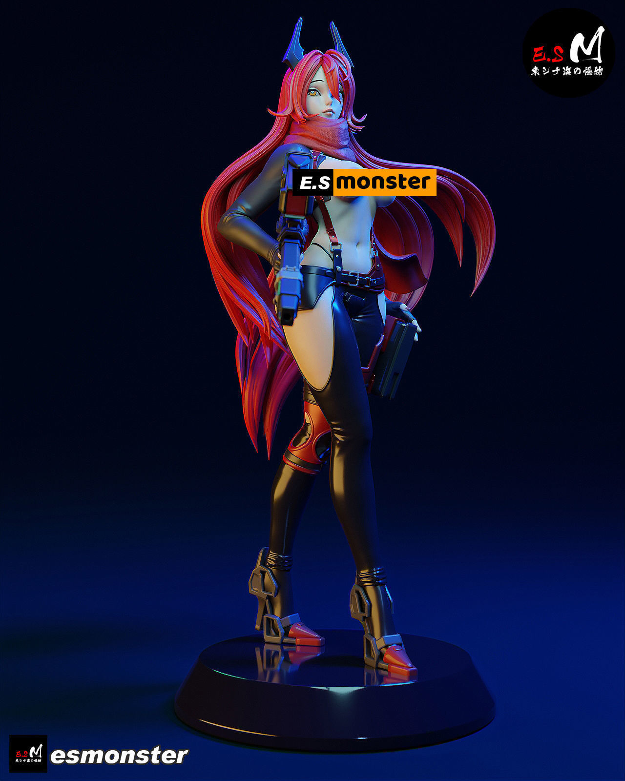 Nikke Red Hood CHARACTER BY ESM 3D print model_15