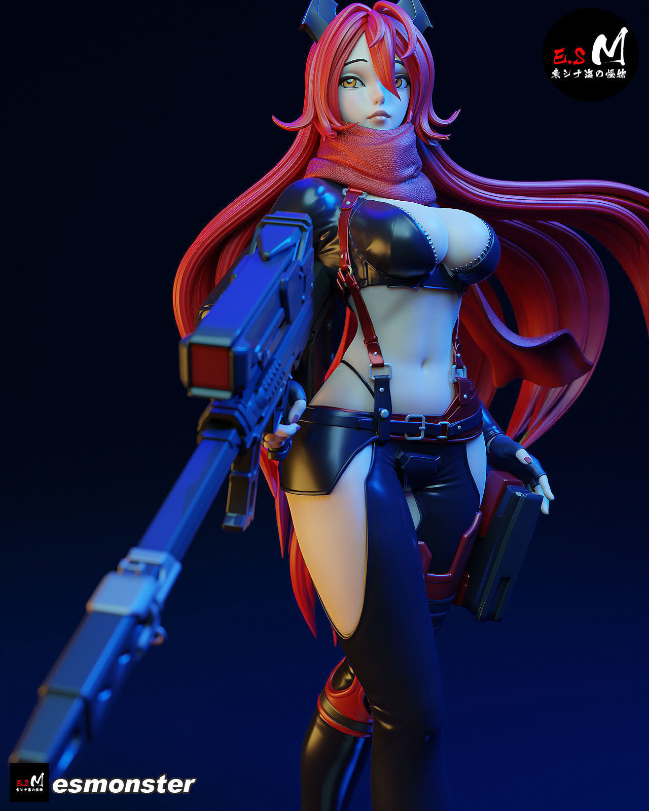 Nikke Red Hood CHARACTER BY ESM 3D print model_21