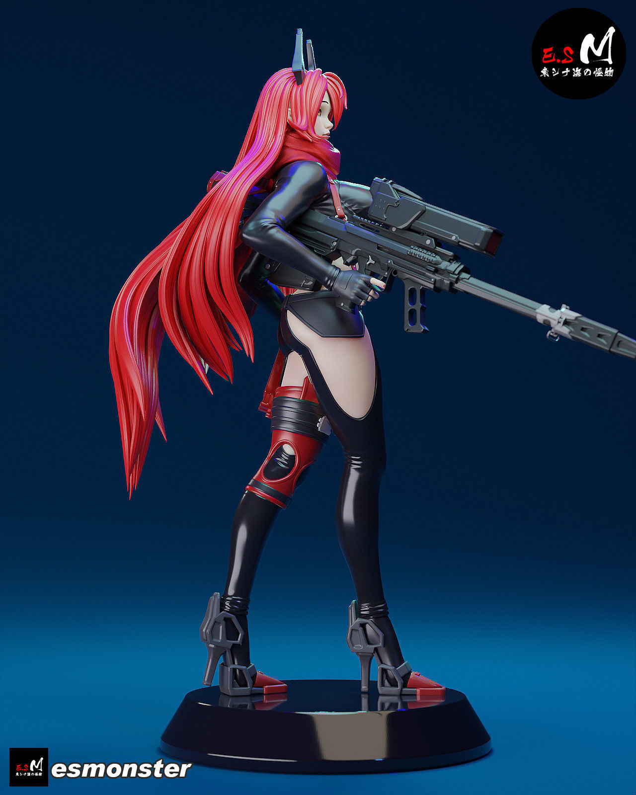 Nikke Red Hood CHARACTER BY ESM 3D print model_9