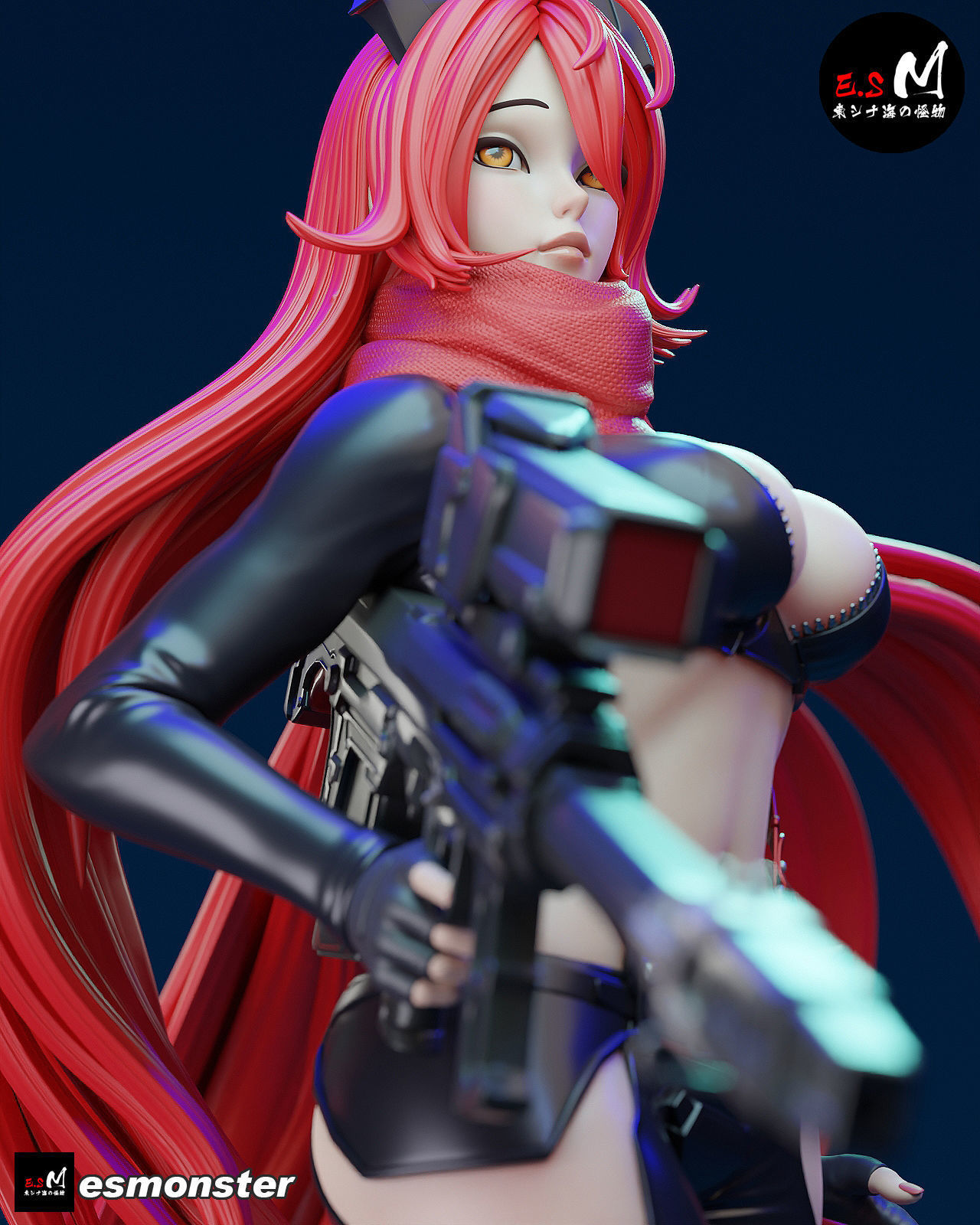 Nikke Red Hood CHARACTER BY ESM 3D print model_12