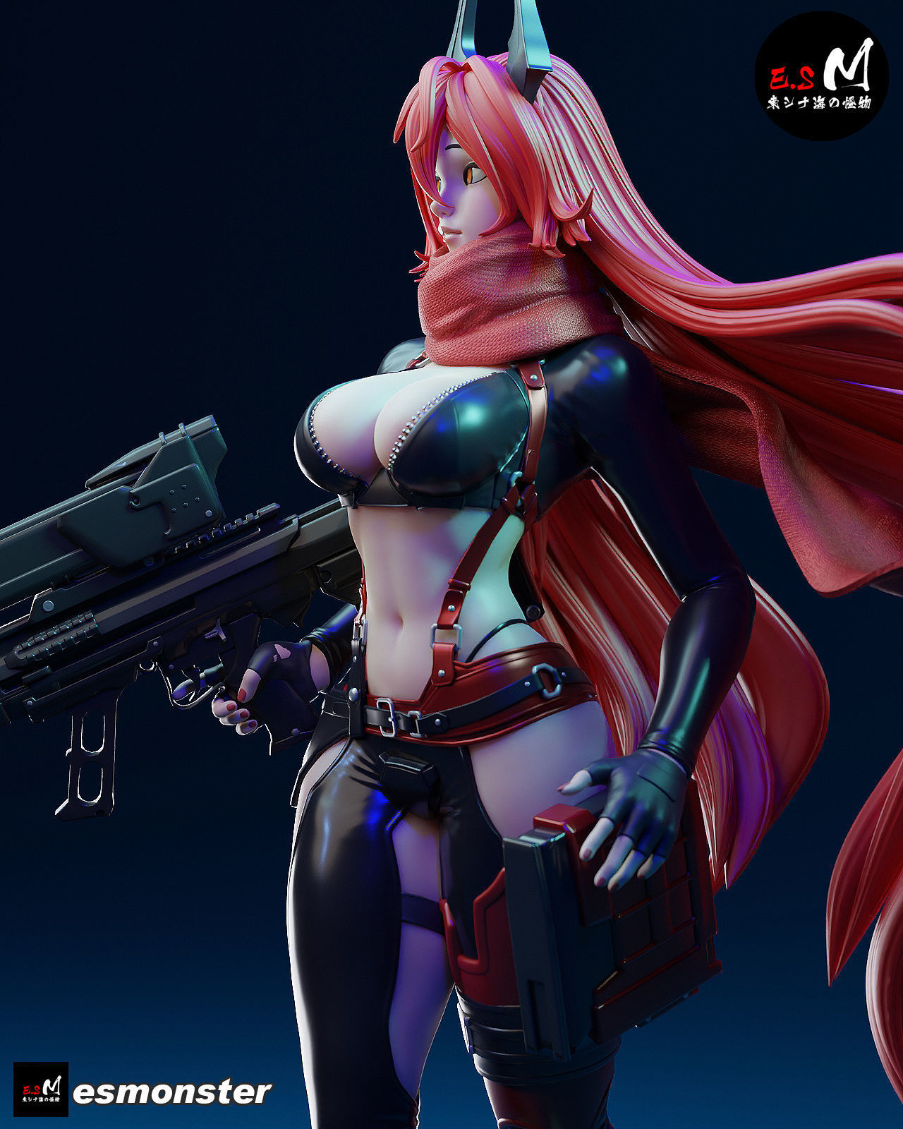 Nikke Red Hood CHARACTER BY ESM 3D print model_28