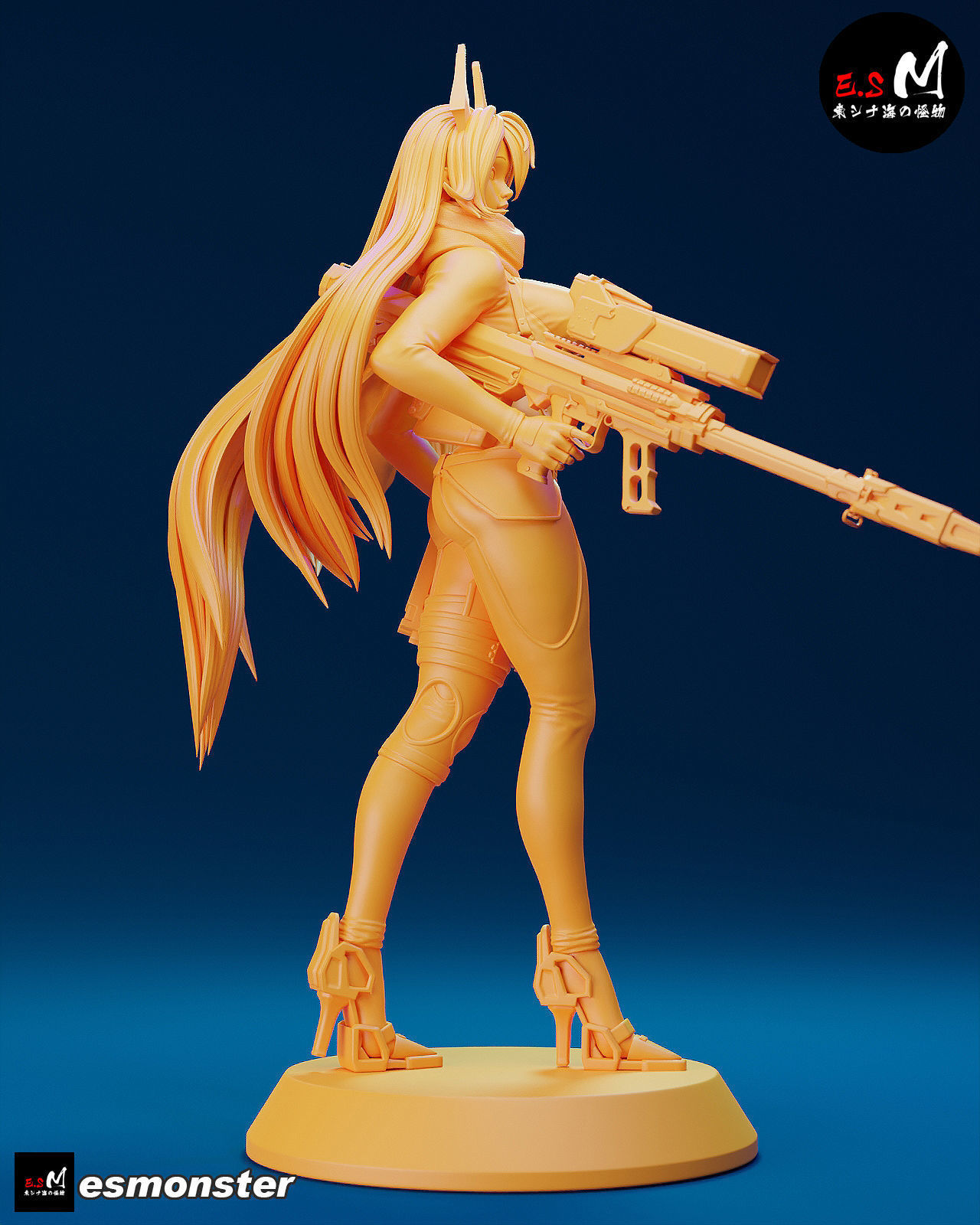 Nikke Red Hood CHARACTER BY ESM 3D print model_8