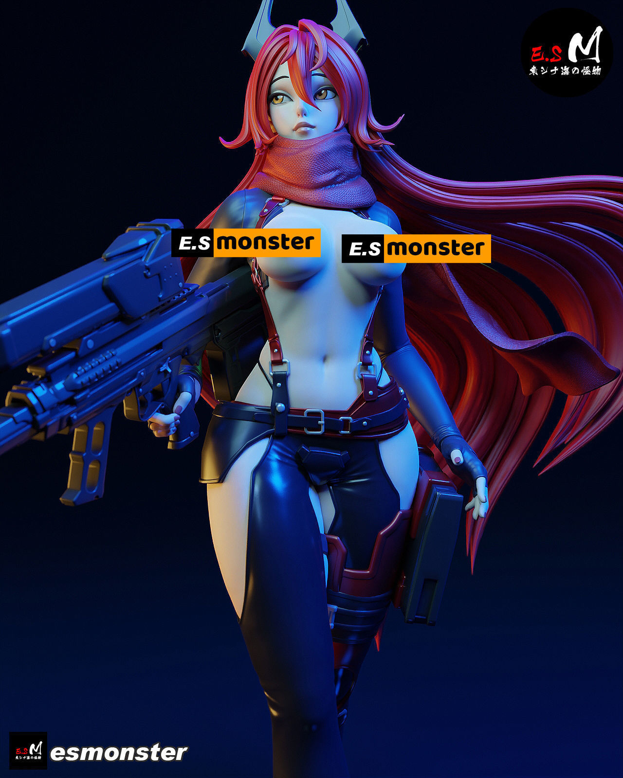 Nikke Red Hood CHARACTER BY ESM 3D print model_20