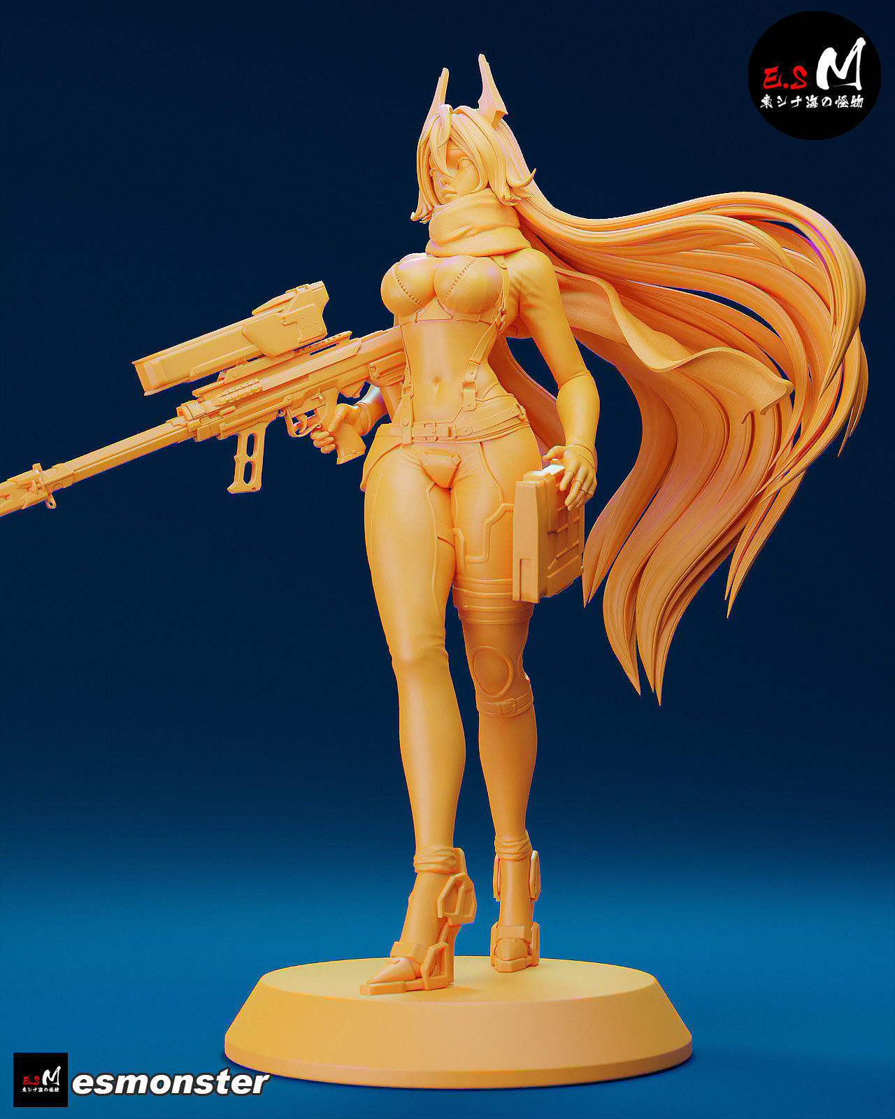 Nikke Red Hood CHARACTER BY ESM 3D print model_11