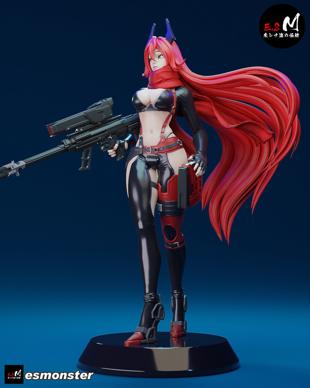 Nikke Red Hood CHARACTER BY ESM 3D print model_32