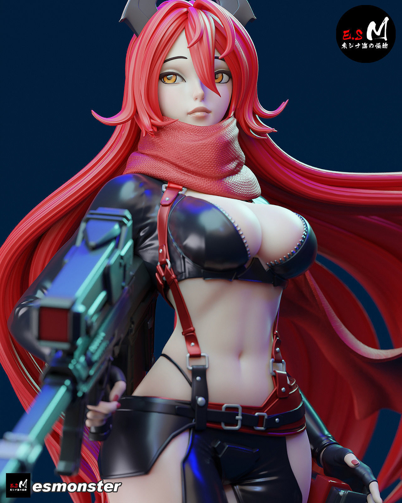 Nikke Red Hood CHARACTER BY ESM 3D print model_17