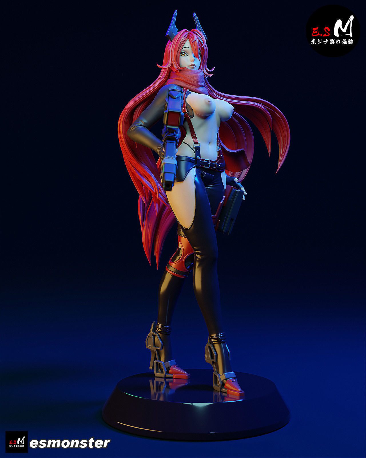 Nikke Red Hood CHARACTER BY ESM 3D print model_25