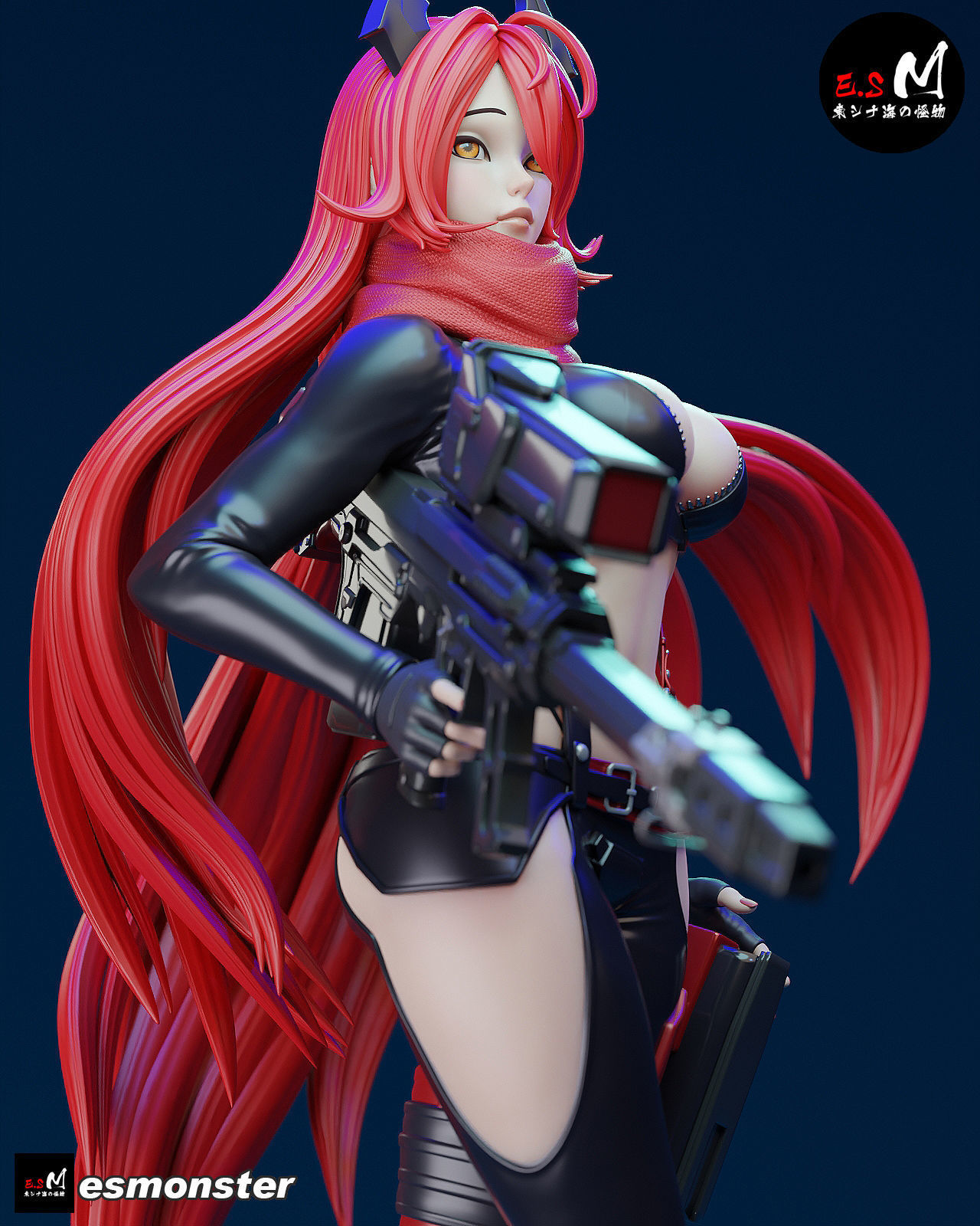 Nikke Red Hood CHARACTER BY ESM 3D print model_13