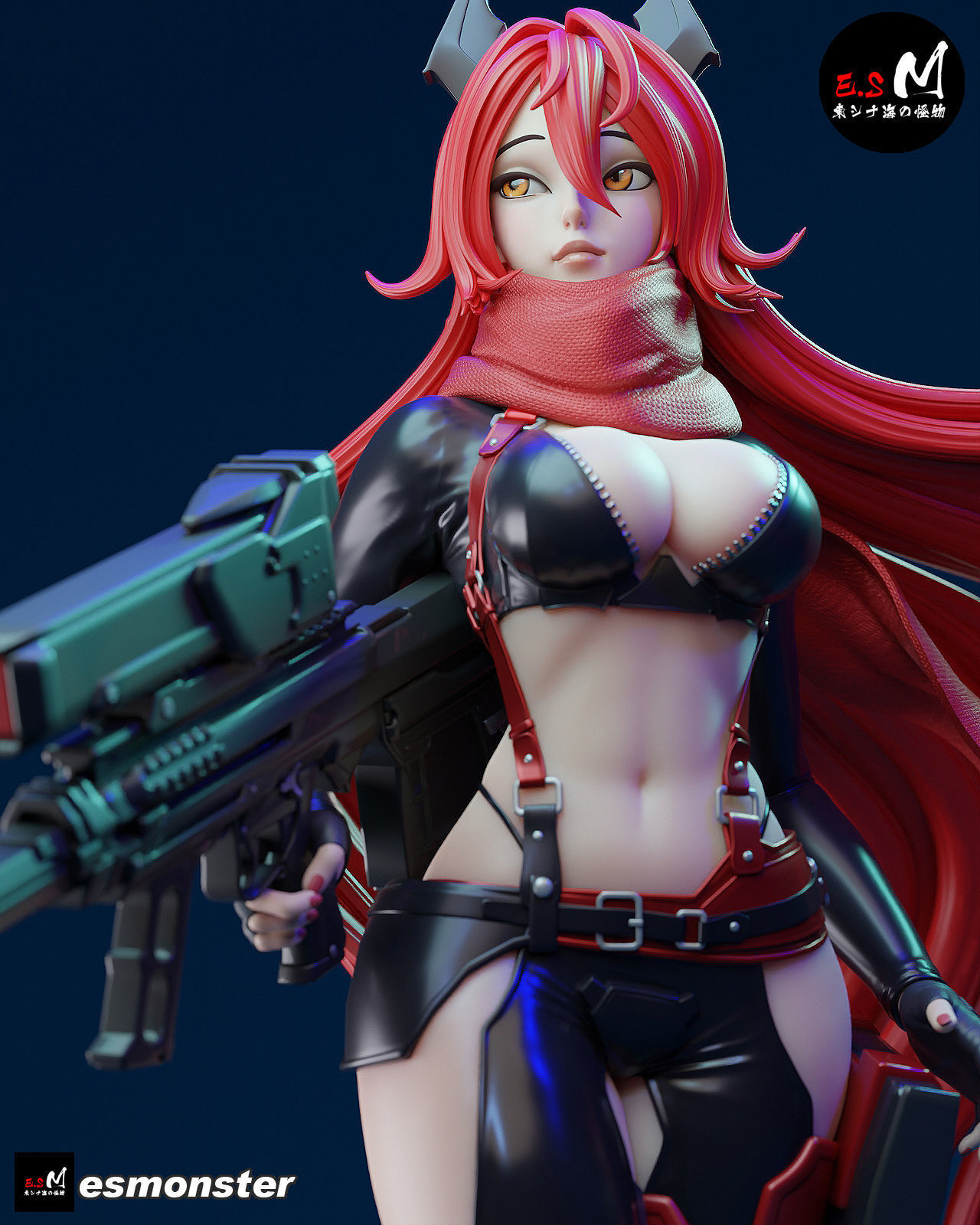 Nikke Red Hood CHARACTER BY ESM 3D print model_14