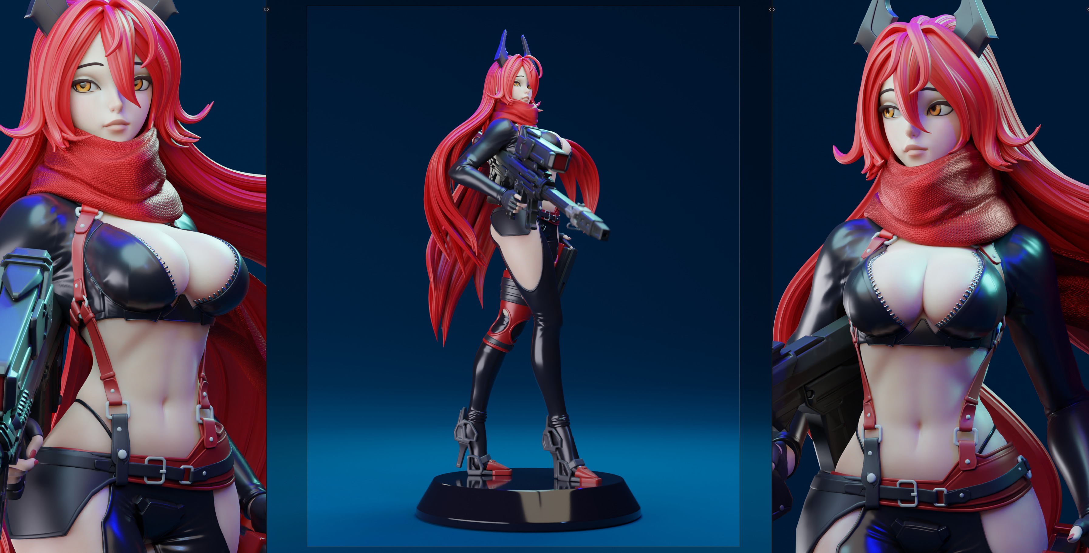 Nikke Red Hood CHARACTER BY ESM 3D print model_29