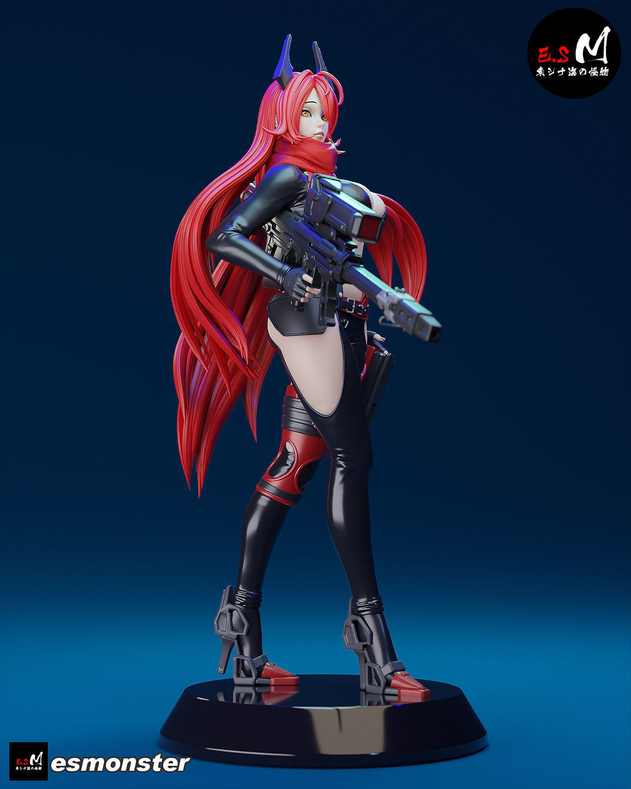 Nikke Red Hood CHARACTER BY ESM 3D print model_6