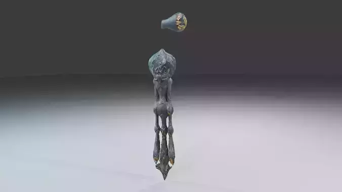 Black Siren head creature