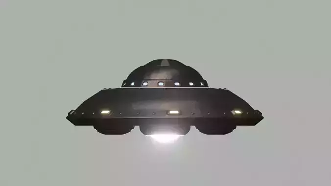Spacial UFO - OVNI - Space Ship - Flying Saucer 3D model 3