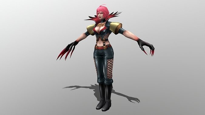 Vampire Low-poly 3D model