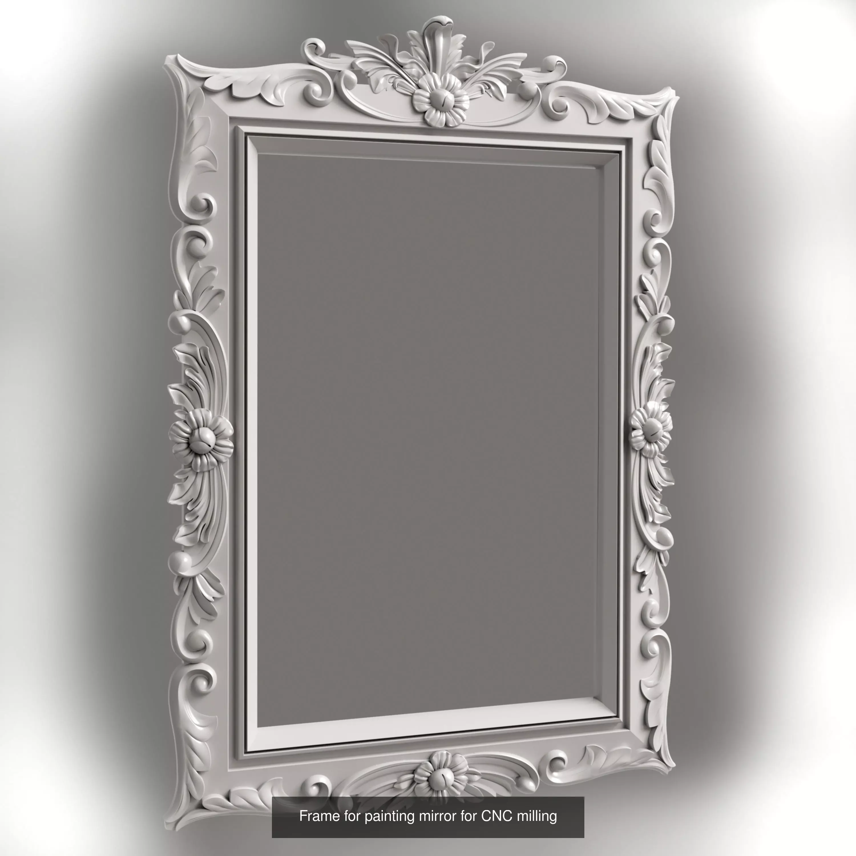 3d models of frames for mirrors or pictures for CNC 3D Model Collection_0