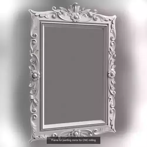 3d models of frames for mirrors or pictures for CNC