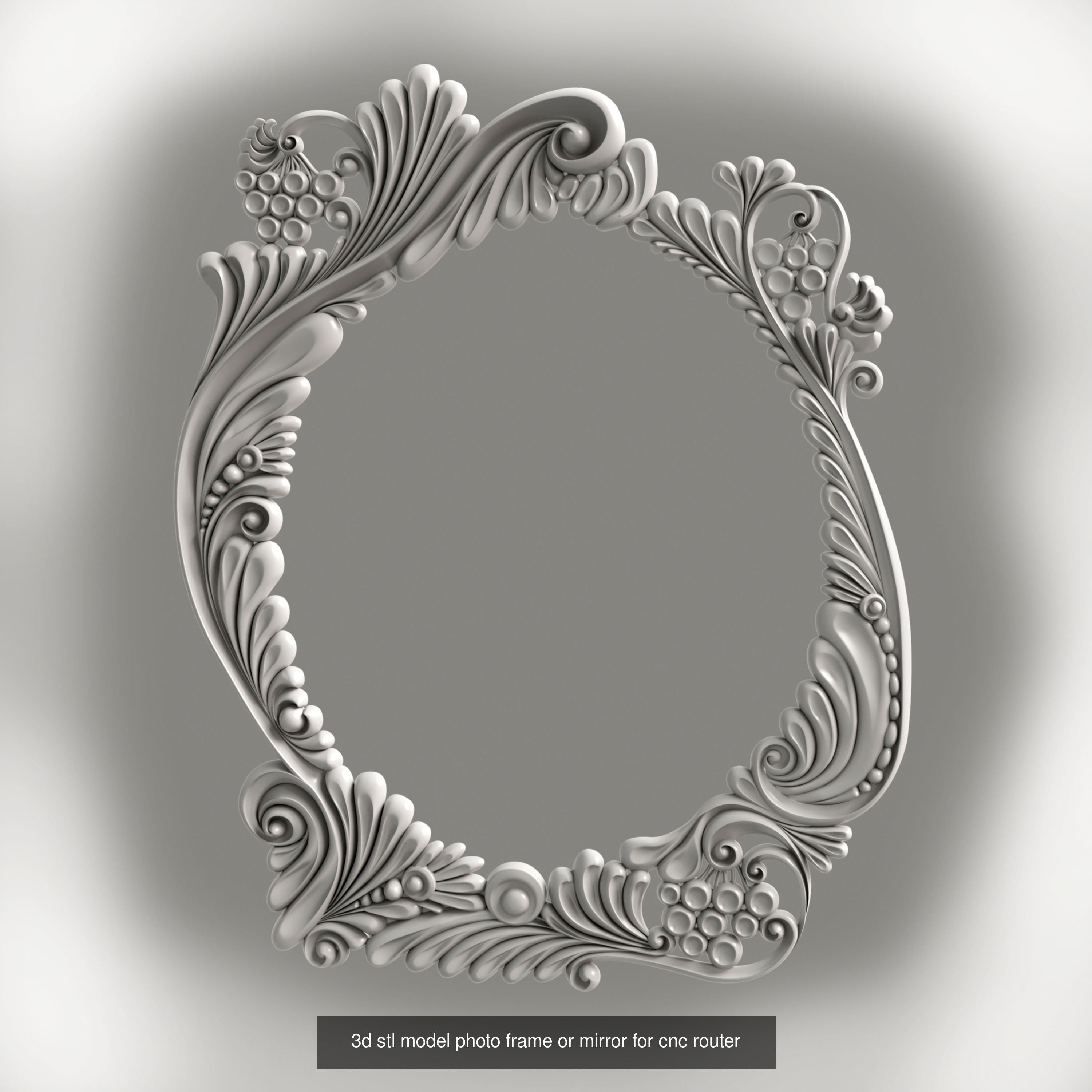 3d models of frames for mirrors or pictures for CNC 3D Model Collection_3