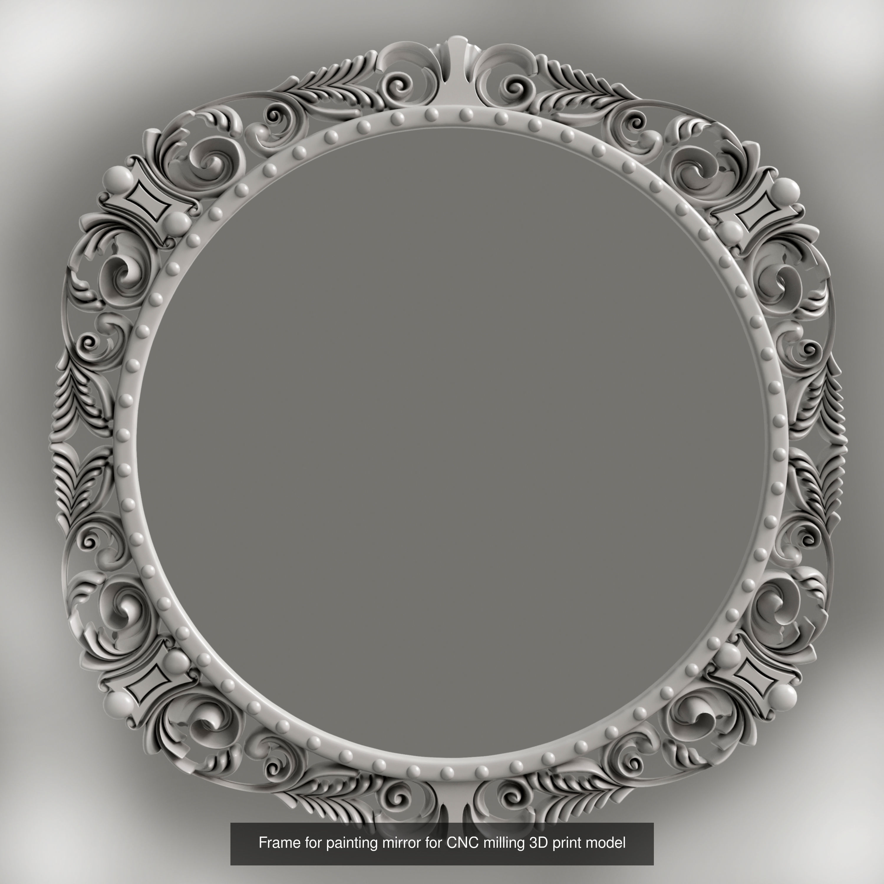 3d models of frames for mirrors or pictures for CNC 3D Model Collection_1