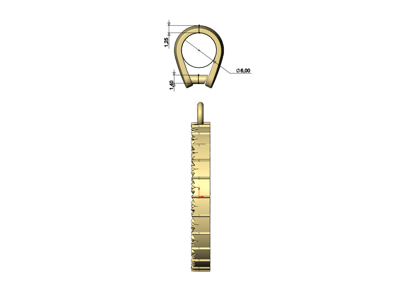 Iced leaf pattern carving diamond pendant with bail 3D print model_8