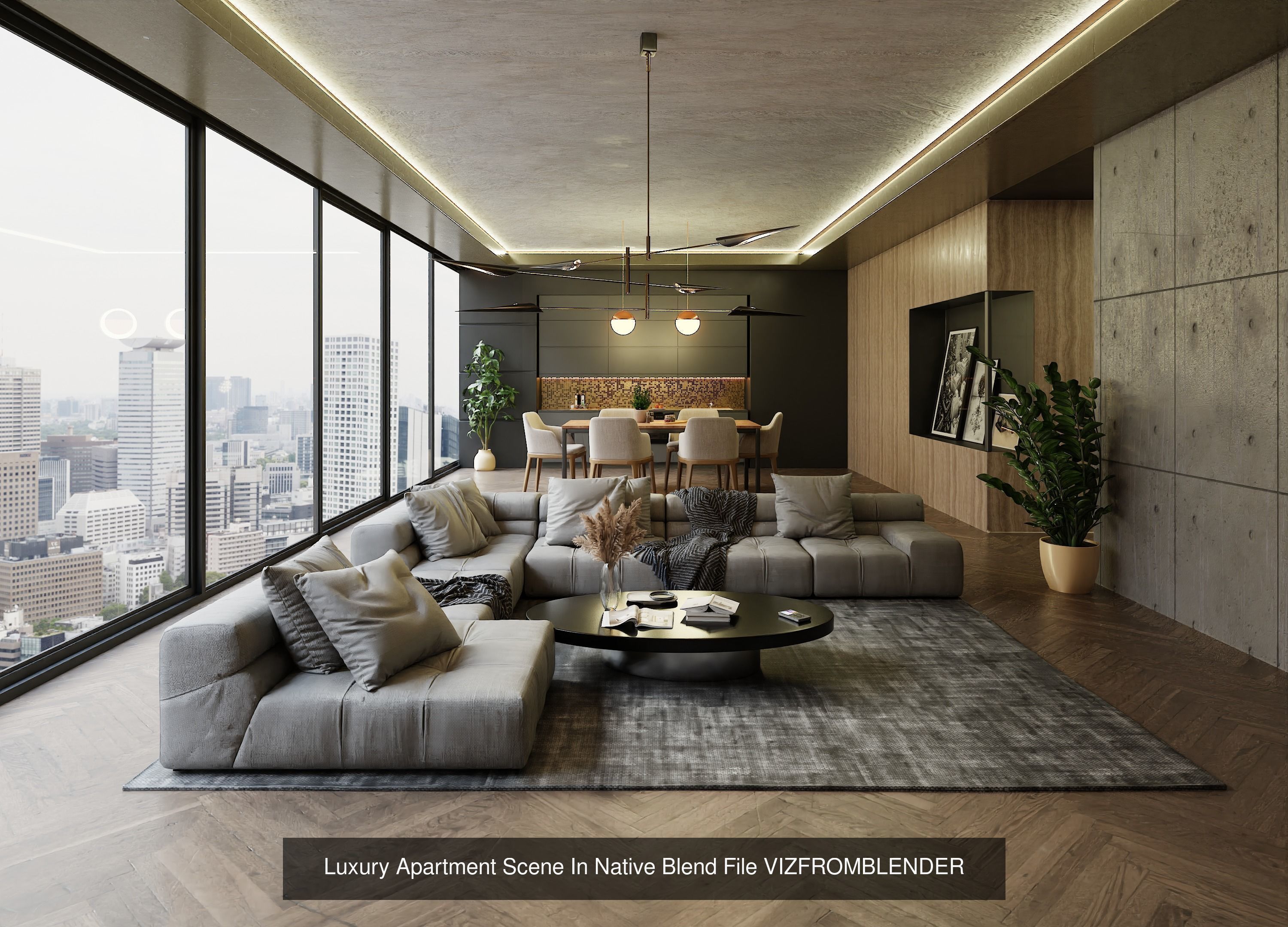 Interior bundle vol 1 by VIZFROMBLENDER 3D Model Collection_10