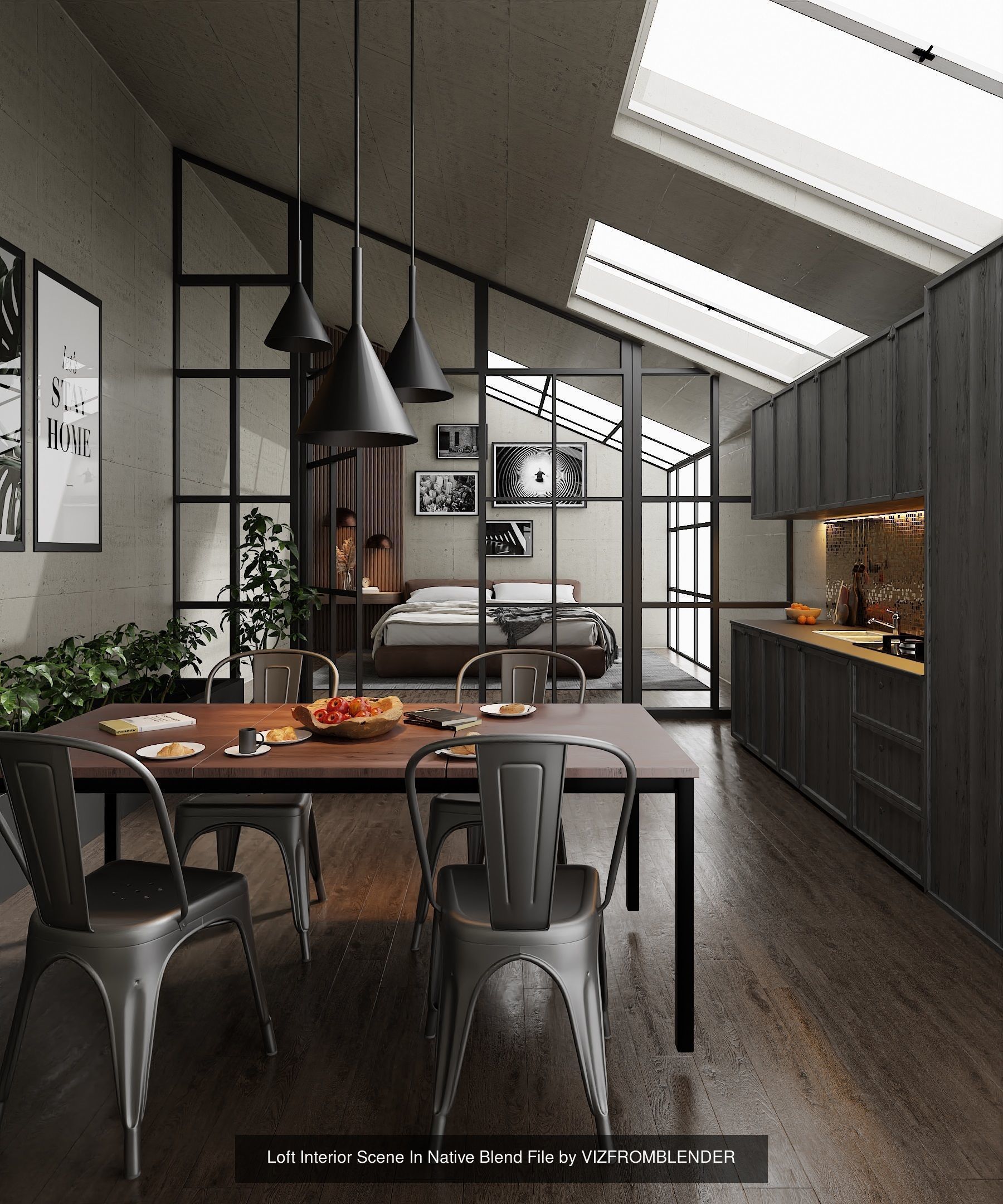 Interior bundle vol 1 by VIZFROMBLENDER 3D Model Collection_8